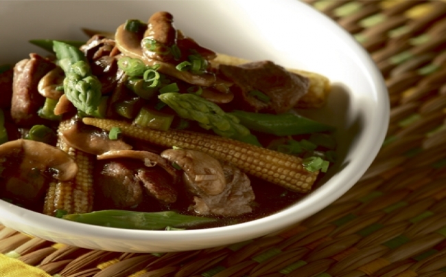 Saltado de cerdo